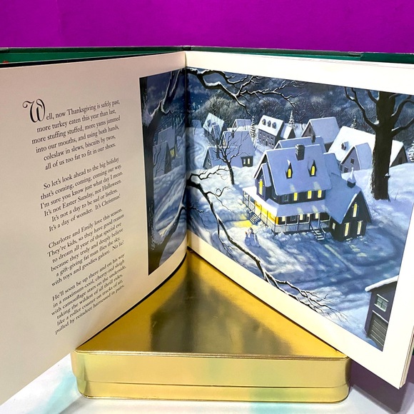 SANTA’S TWIN VTG 1996 HARDCOVER w/DUST JACKET CHRISTMAS BOOK VTG 1996 DE… - Picture 8 of 14